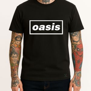 Polera Oasis Decca Logo